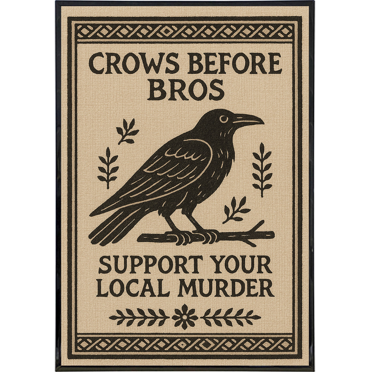 Wholesale ​Crows Before Bros Poster Print - Shady Front