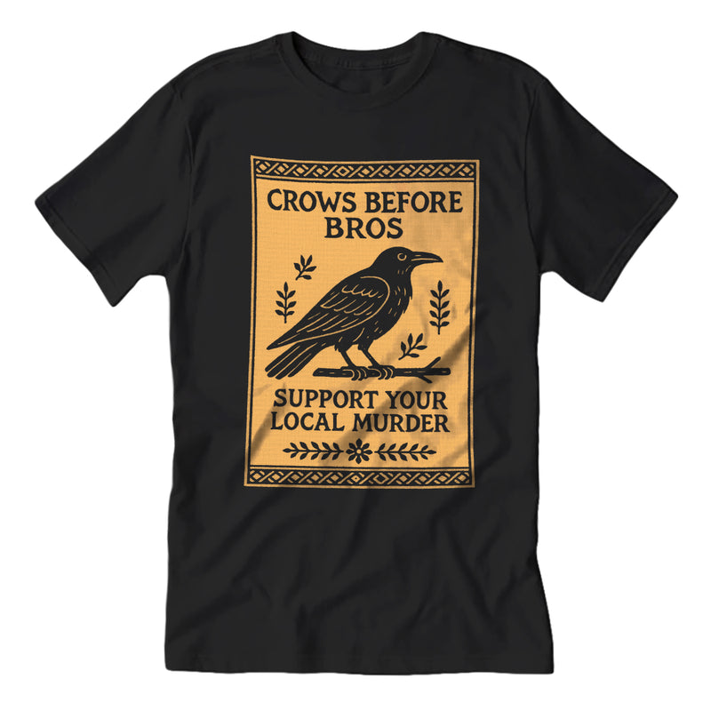 Crows Before Bros T-Shirt Wholesale Supplier - Shady Front