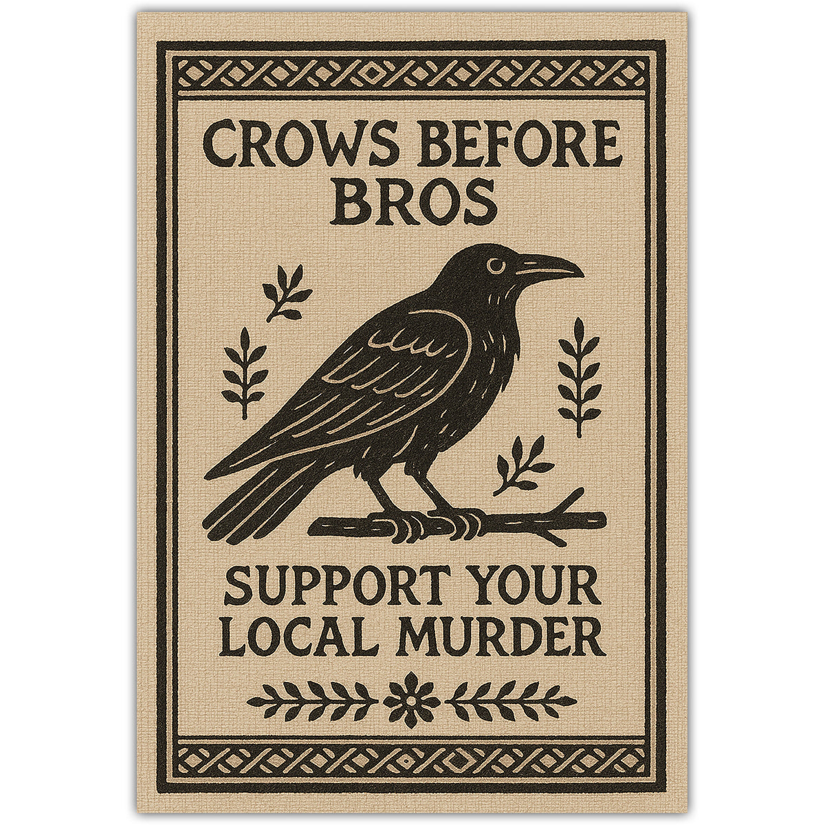 Wholesale ​Crows Before Bros Sticker - Shady Front