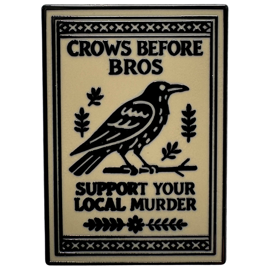 Wholesale ​Crows Before Bros Enamel Pin - Shady Front