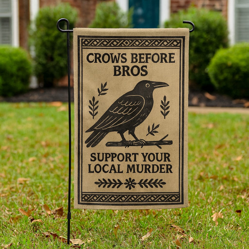 Wholesale ​Crows Before Bros Garden Flag - Shady Front