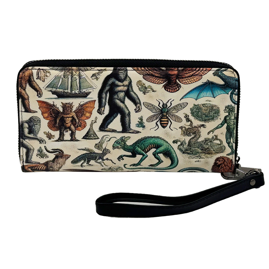 Wholesale ​Cryptids and Mythological Creatures Clutch Wallet - Shady Front