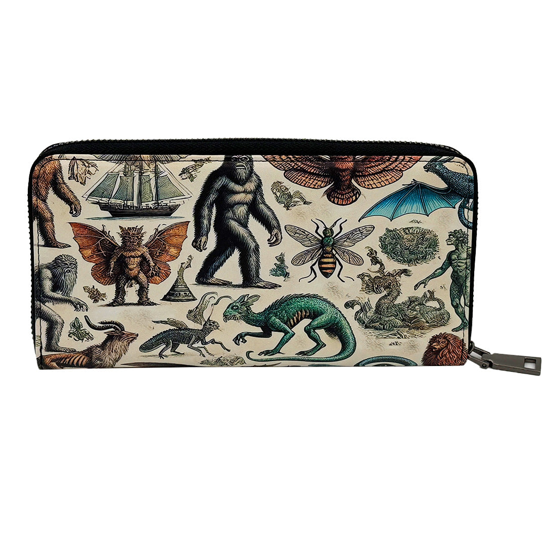 Wholesale ​Cryptids and Mythological Creatures Clutch Wallet - Shady Front