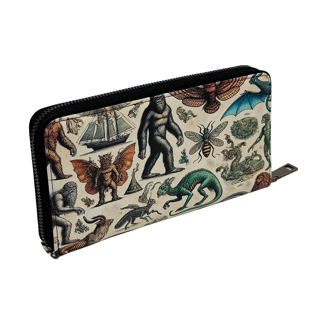 Wholesale ​Cryptids and Mythological Creatures Clutch Wallet - Shady Front
