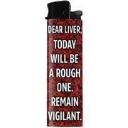 Wholesale ​Dear Liver Remain Vigilant Lighter - Shady Front