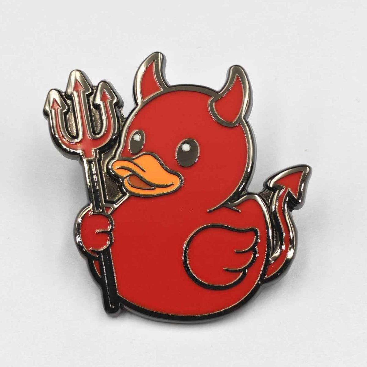 Wholesale ​Devil Duck Enamel Pin - Shady Front