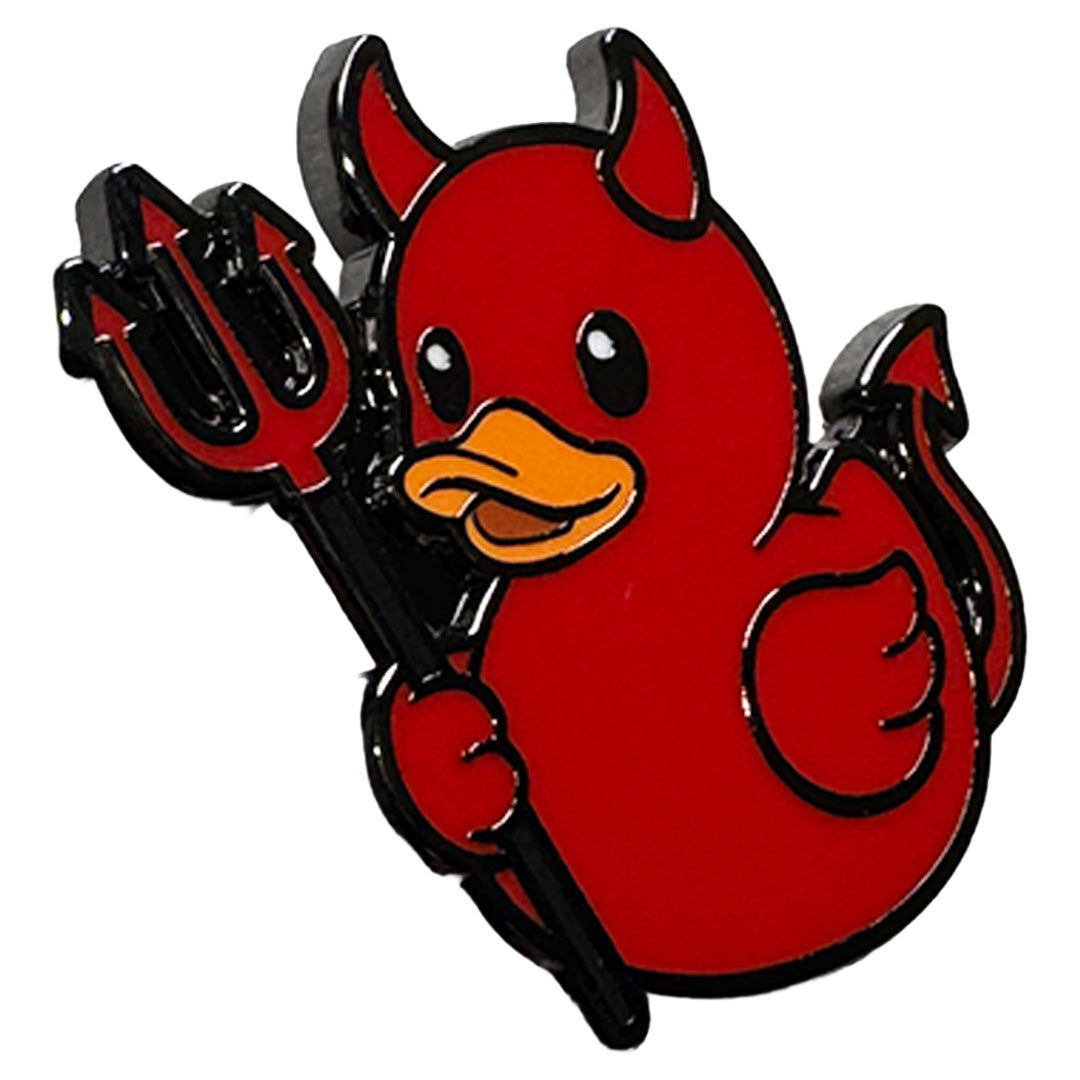 Wholesale ​Devil Duck Enamel Pin - Shady Front