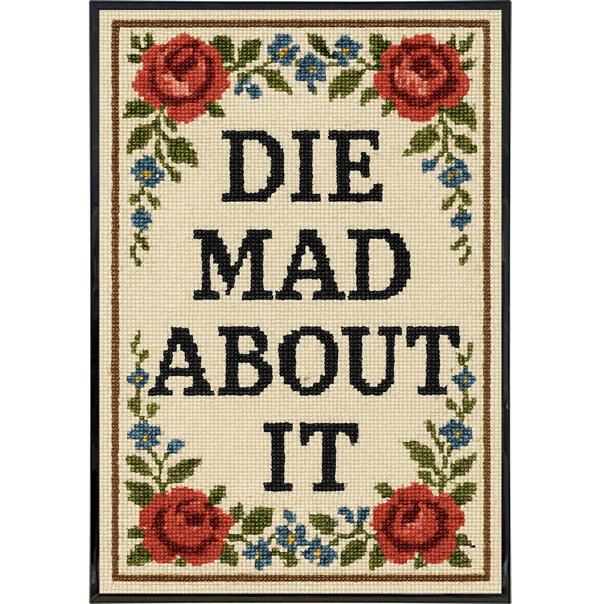 Wholesale ​Die Mad About It Needlepoint Poster Print - Shady Front