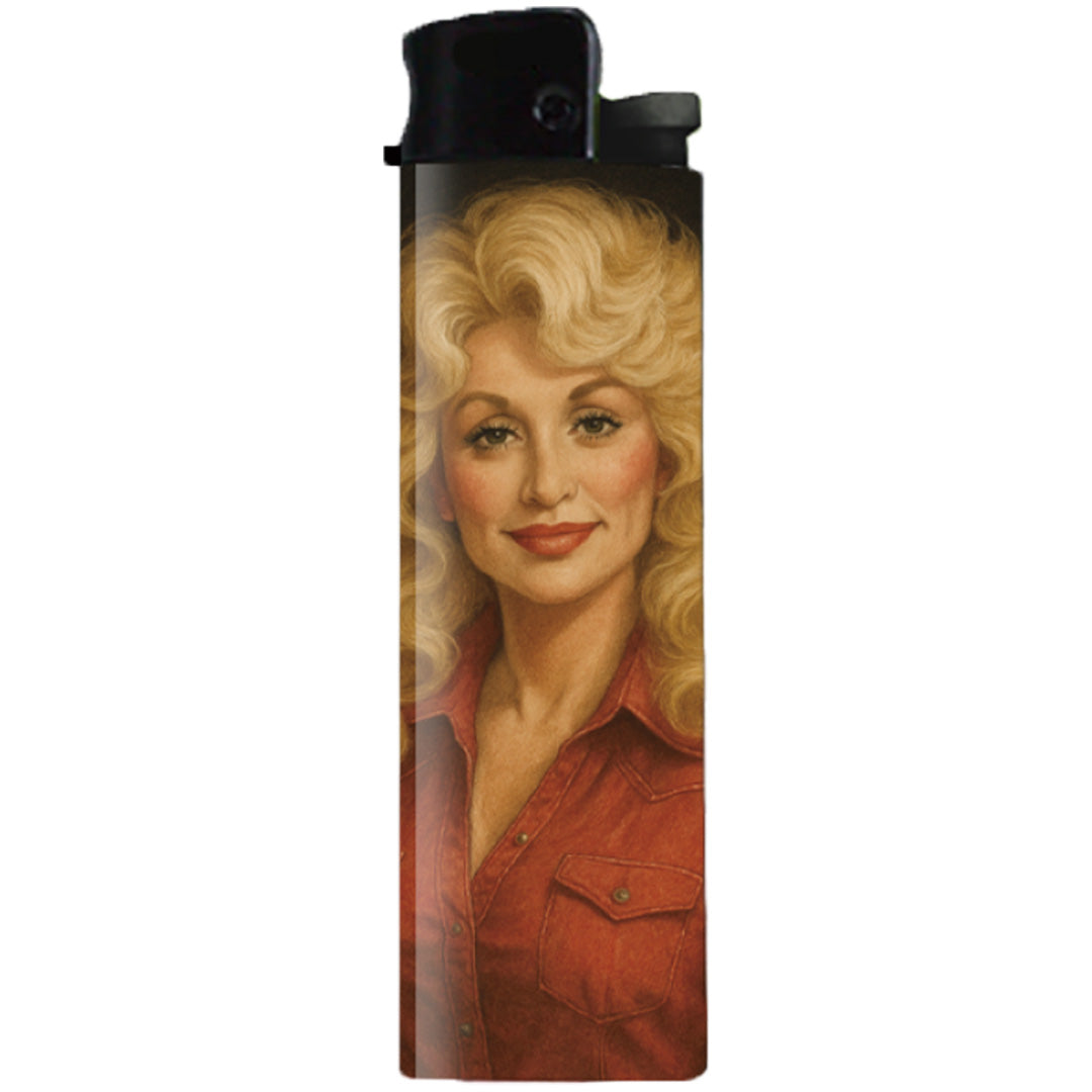 Wholesale ​Dolly is a True Country Cowgirl Lighter - Shady Front