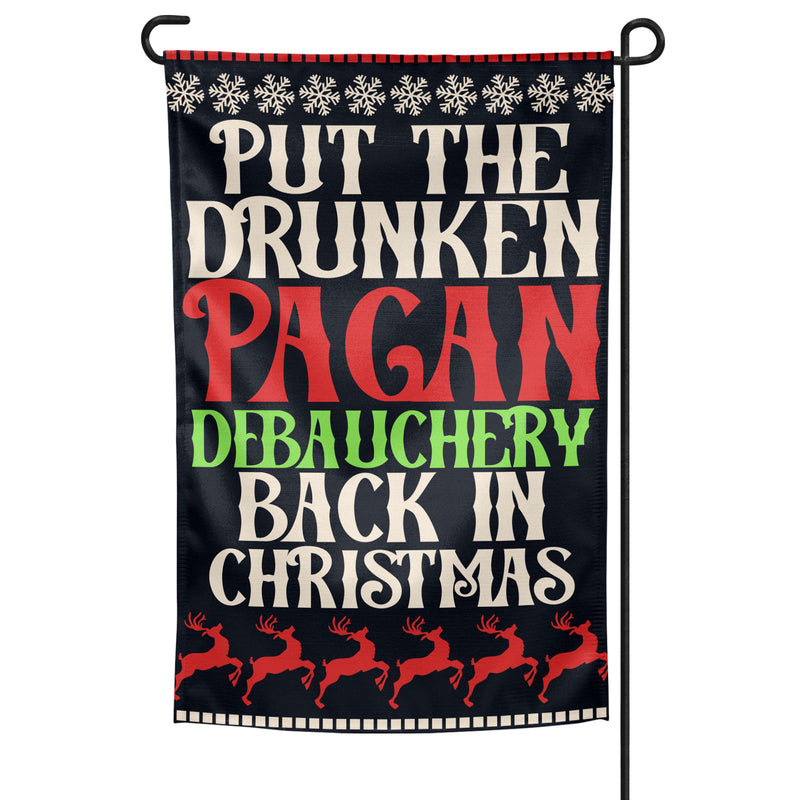 Drunken Pagan Debauchery Garden Flag Wholesale Supplier - Shady Front