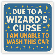 Wholesale ​Due to a Wizard's Curse Sticker - Shady Front