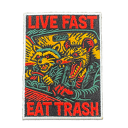 Wholesale ​Live Fast Eat Trash Patch - Shady Front