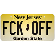 Wholesale ​"FCK OFF" Decorative License Plate - Shady Front