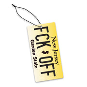 Wholesale ​License Plate "FCK-OFF" Air Freshener - Shady Front