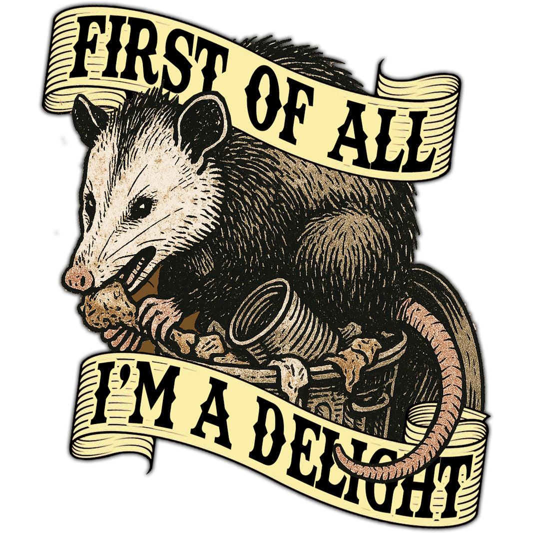 Wholesale ​First of All I'm a Delight Flexible Magnet - Shady Front