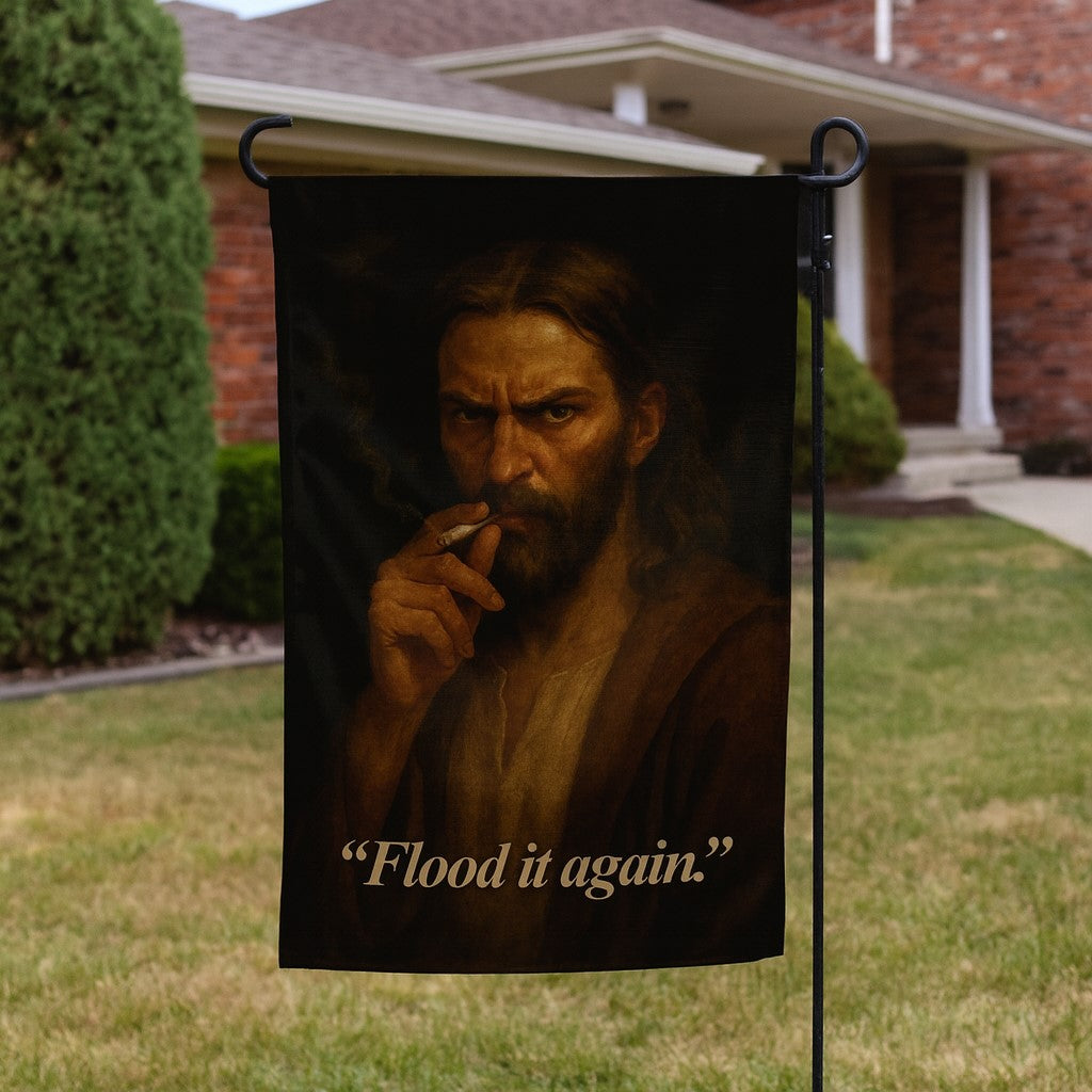 Wholesale ​Flood It Again Garden Flag - Shady Front