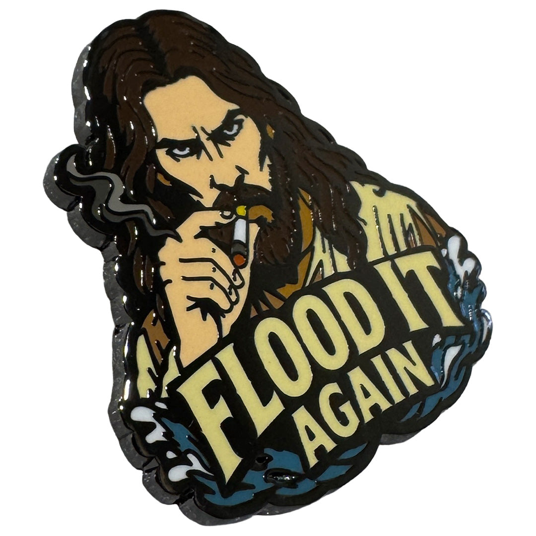 Wholesale ​Flood It Again Enamel Pin - Shady Front