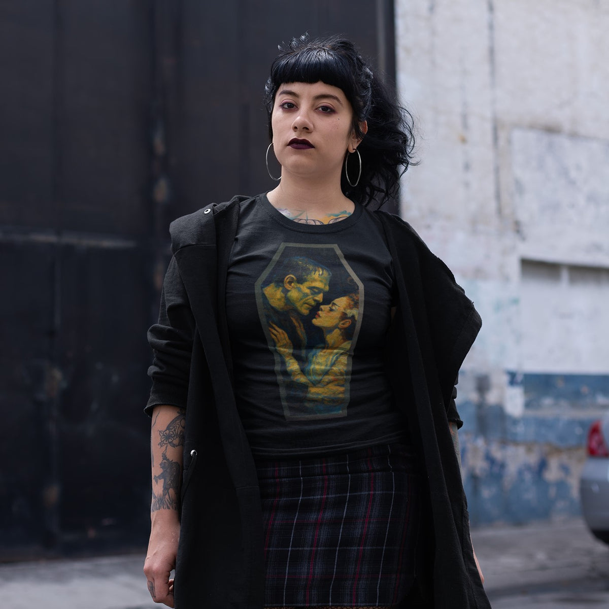 Wholesale ​Frankenstein and His Bride T-Shirt - Shady Front
