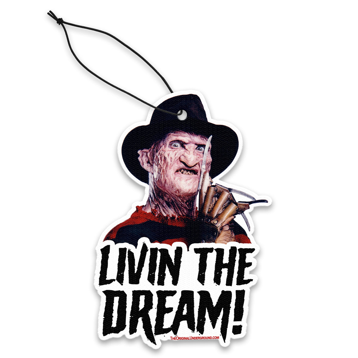 Wholesale ​Freddy Krueger "Living the Dream" Air Freshener - Shady Front