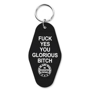 Wholesale ​F - k Yes You Glorious B-tch Keychain - Shady Front