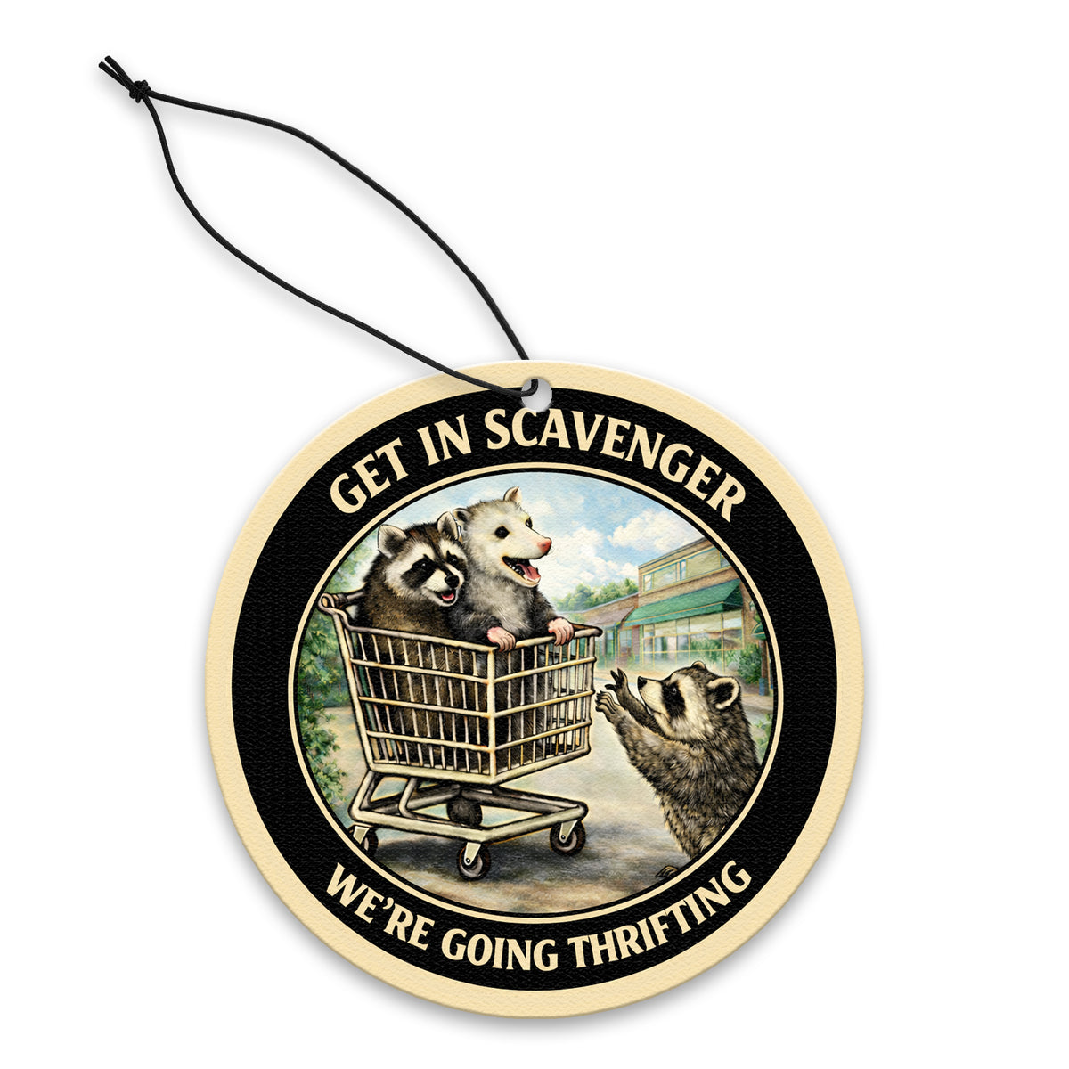 Wholesale ​Get in Scavenger, We're Going Thrifting Air Freshener - Shady Front
