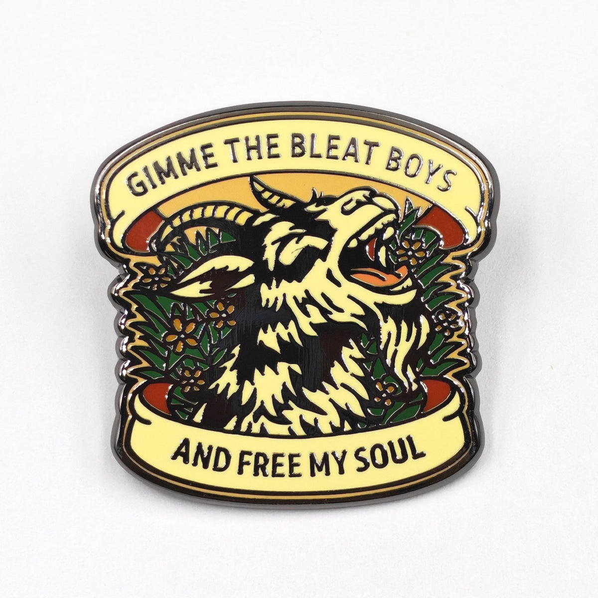 Wholesale ​Gimme the Bleat Boys and Free My Soul Enamel Pin - Shady Front