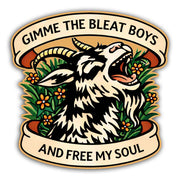 Wholesale ​Gimme The Bleat Boys and Free My Soul Sticker - Shady Front