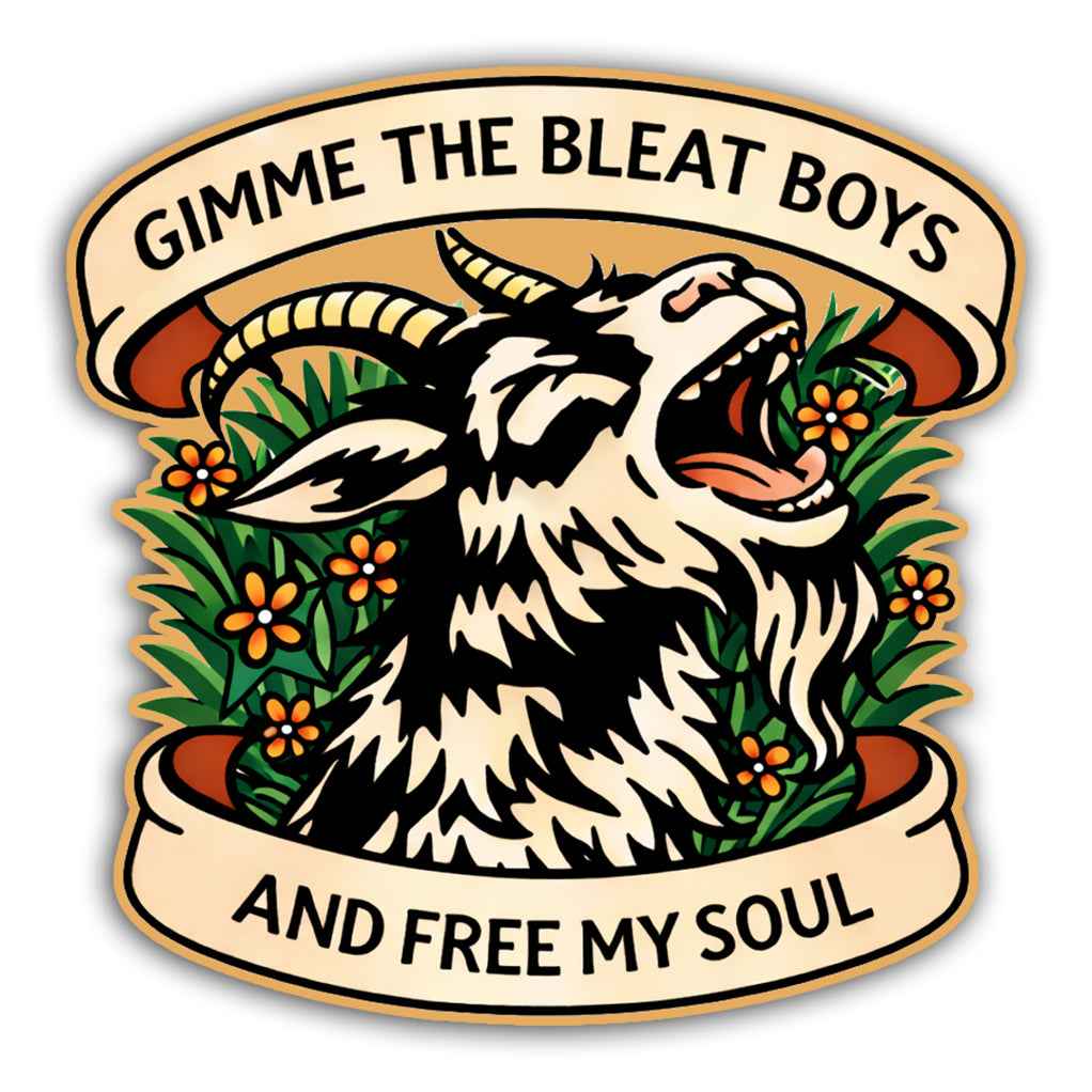 Wholesale ​Gimme The Bleat Boys and Free My Soul Sticker - Shady Front