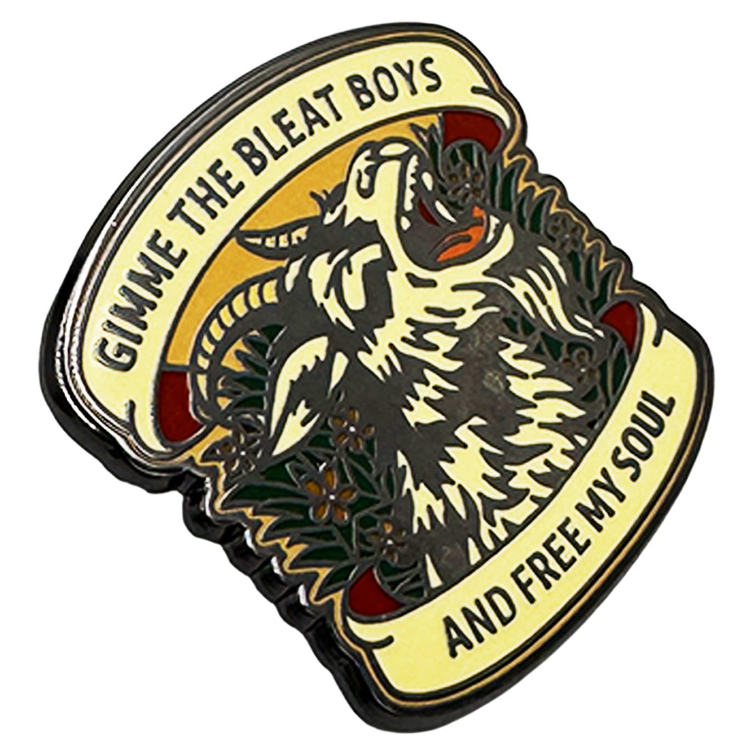 Wholesale ​Gimme the Bleat Boys and Free My Soul Enamel Pin - Shady Front