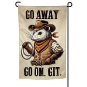 Wholesale ​Go Away. Go On. Git. Garden Flag - Shady Front