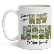 Wholesale ​Greetings from New Jersey Mug - Shady Front