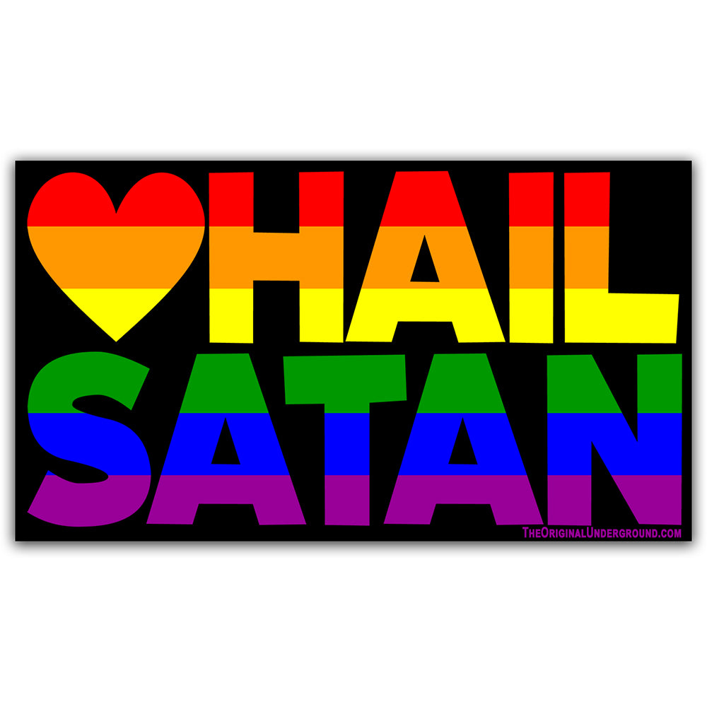 Wholesale ​Hail Satan Sticker - Shady Front