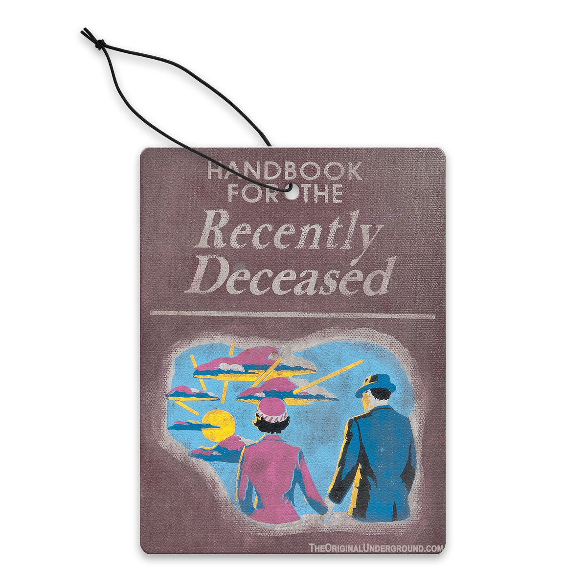 Wholesale ​Handbook for the Recently Deceased Air Freshener - Shady Front