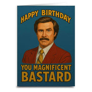 Wholesale ​Happy Birthday You Magnificent Bastard Birthday Card - Shady Front