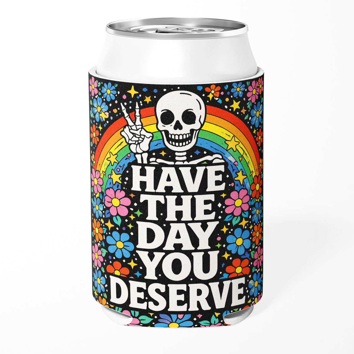 Wholesale ​Have the Day You Deserve Can Cooler - Shady Front