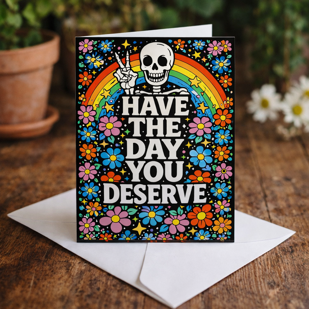 Wholesale ​Have the Day You Deserve Card - Shady Front