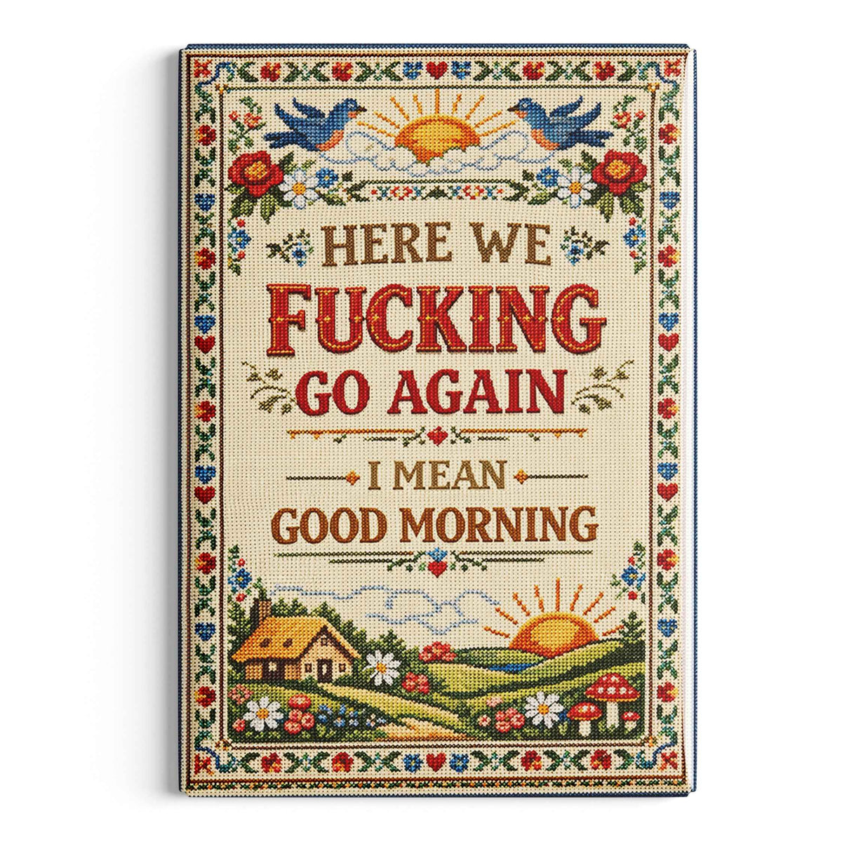 Wholesale ​Here We F-cking Go Again Fridge Magnet - Shady Front