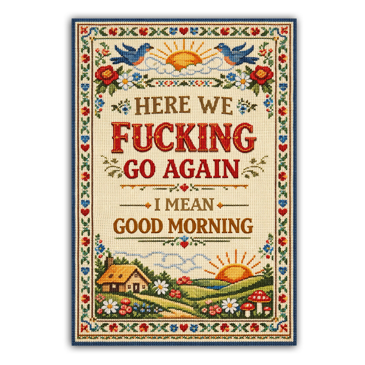 Wholesale ​Here We F - king Go Again Sticker - Shady Front