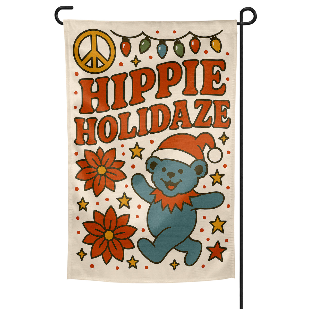 Wholesale ​Hippie Holidaze Garden Flag - Shady Front
