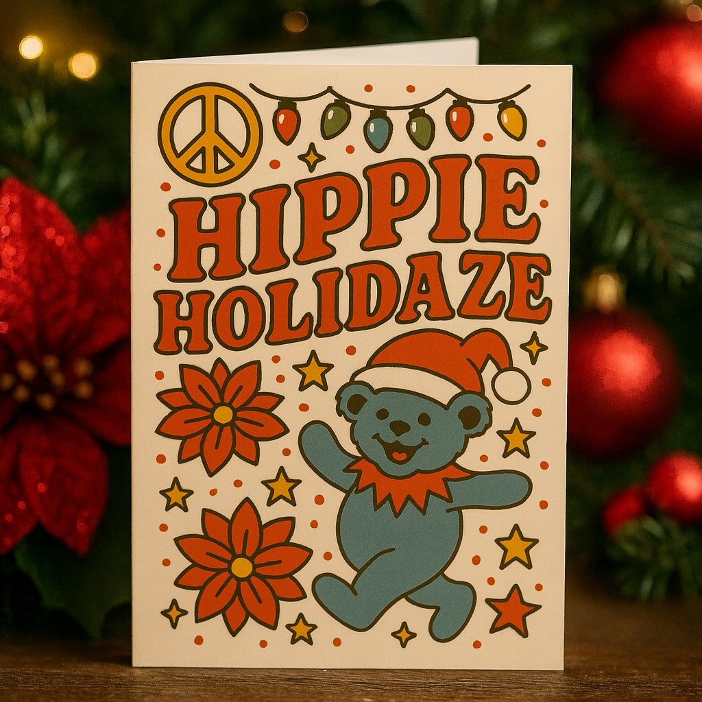 Wholesale ​Hippie Holidaze Christmas Card - Shady Front