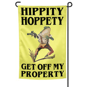 Wholesale ​Hippity Hoppety Get Off My Property Garden Flag - Shady Front