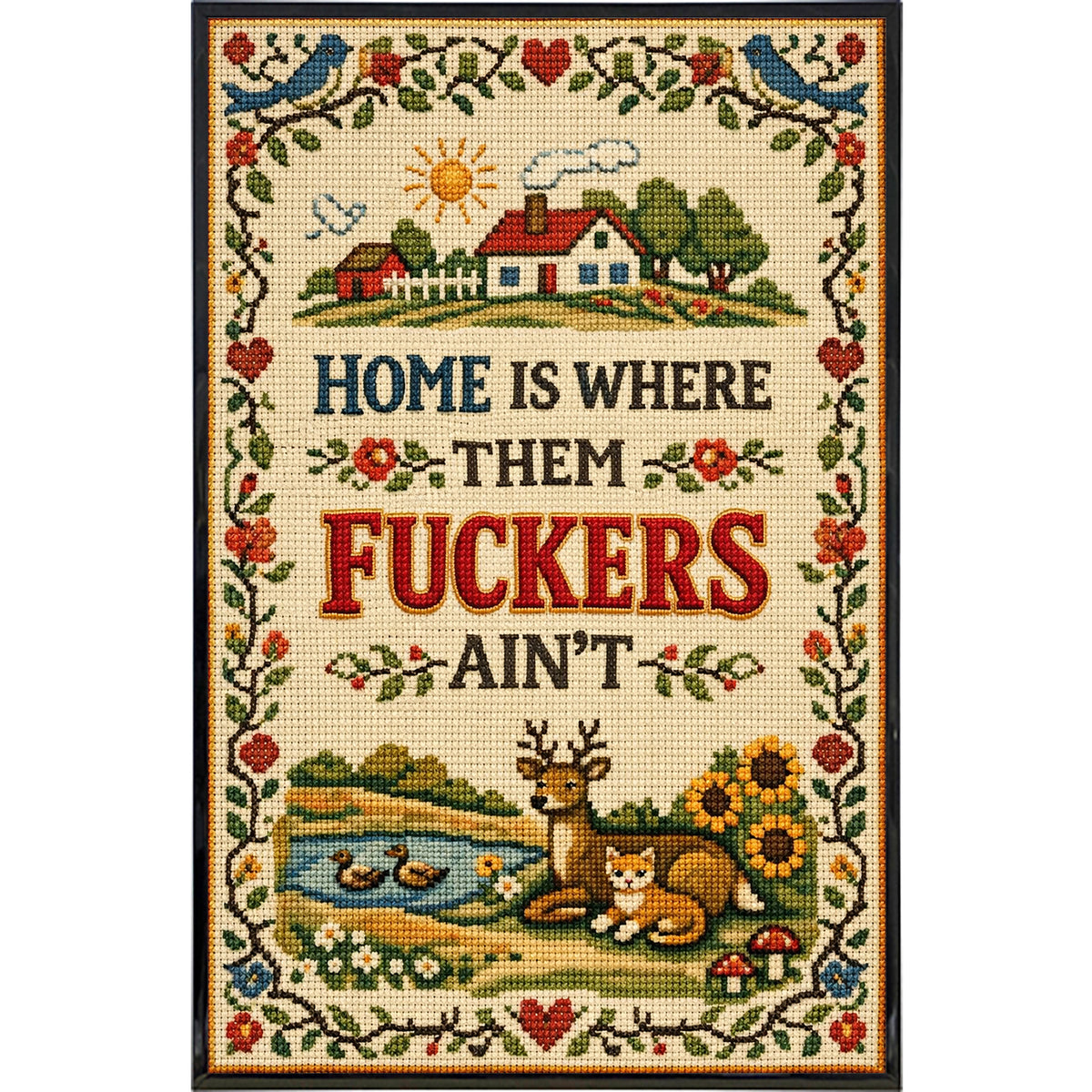 Wholesale ​Home is Where Them F - kers Ain't Print - Shady Front