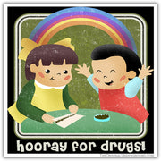 Wholesale ​Hooray for Drugs Flexible Magnet - Shady Front