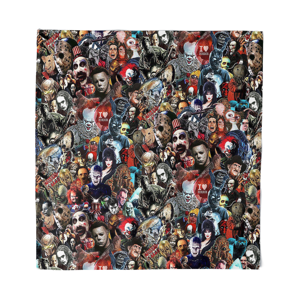 Wholesale ​I Love Horror Characters Bandana - Shady Front