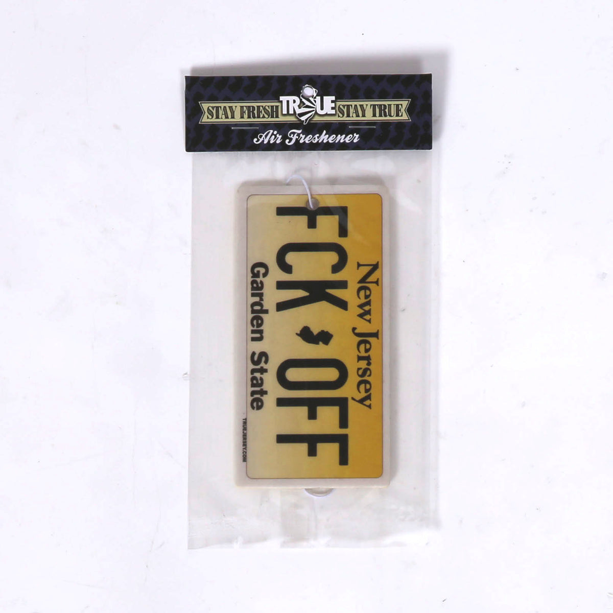 Wholesale ​License Plate "FCK-OFF" Air Freshener - Shady Front