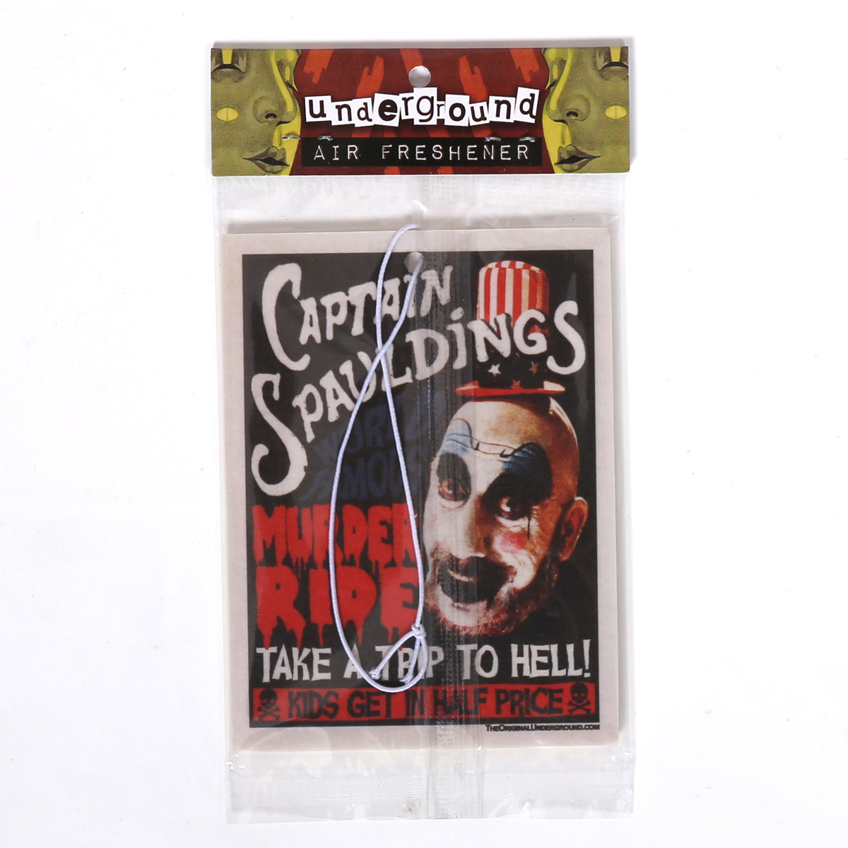 Wholesale ​Captain Spaulding's Murder Ride Air Freshener - Shady Front