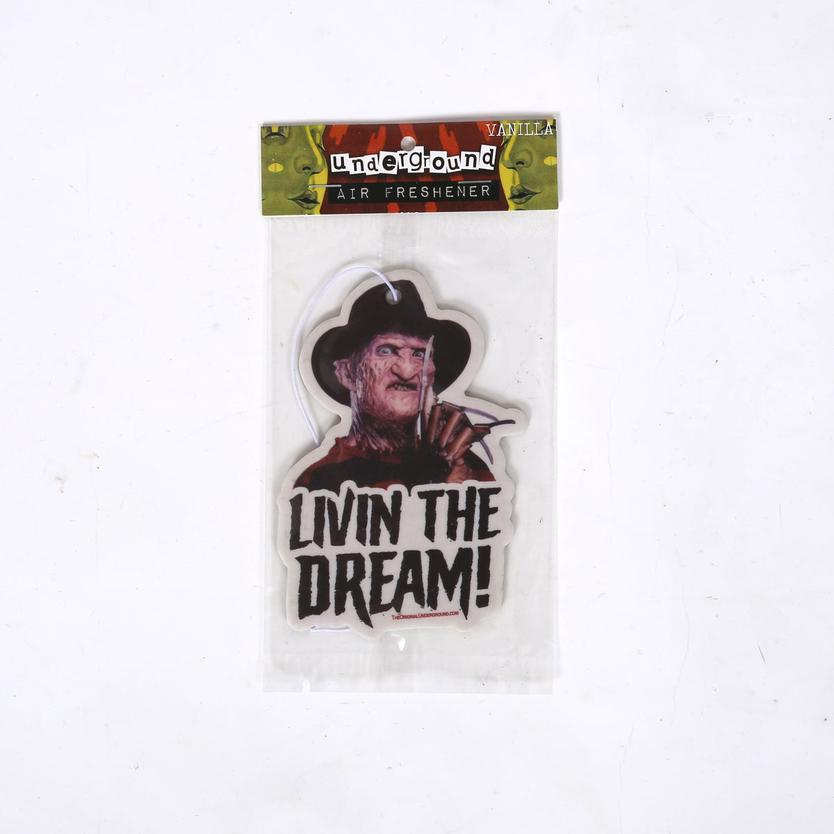 Wholesale ​Freddy Krueger "Living the Dream" Air Freshener - Shady Front