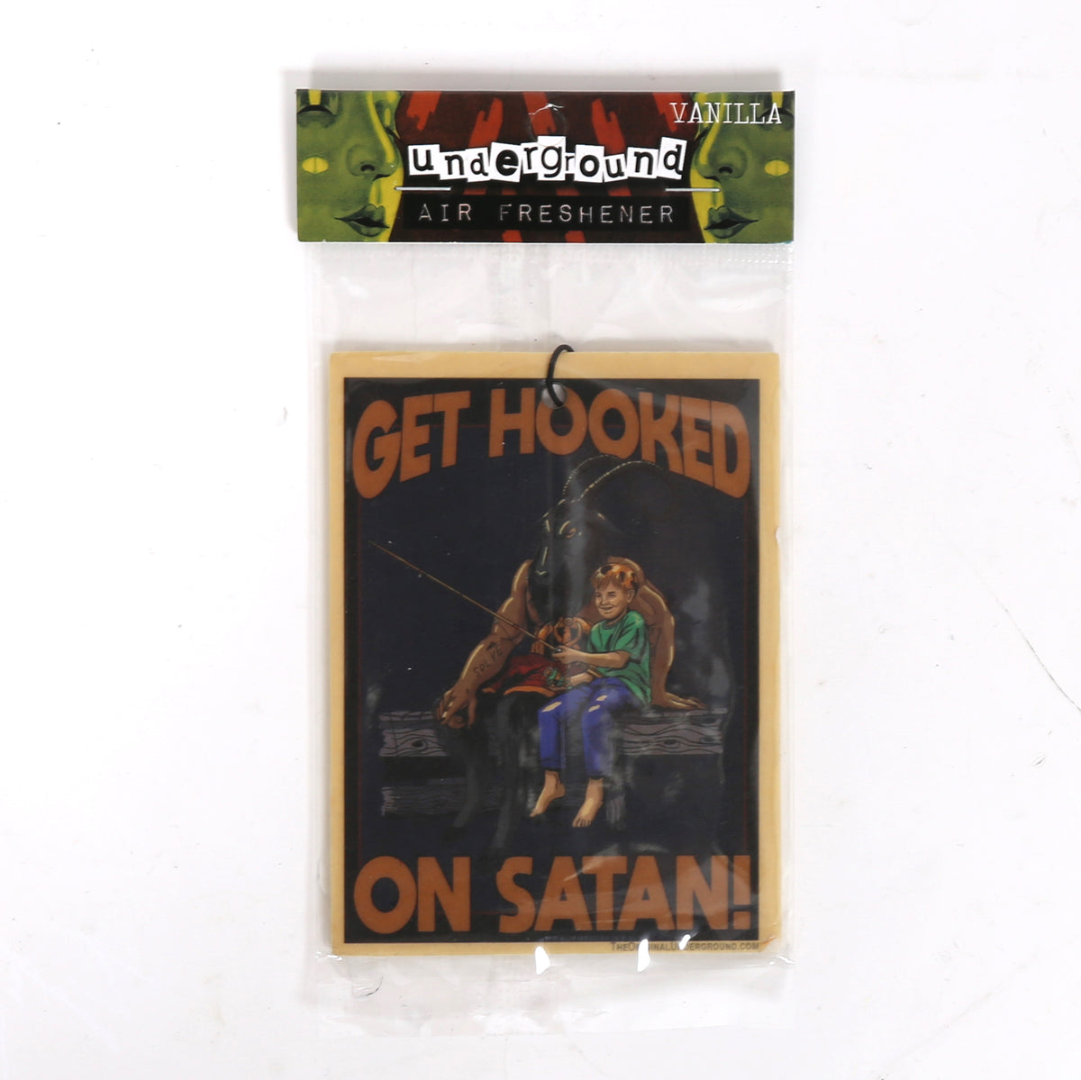 Wholesale ​Get Hooked On Satan Air Freshener - Shady Front