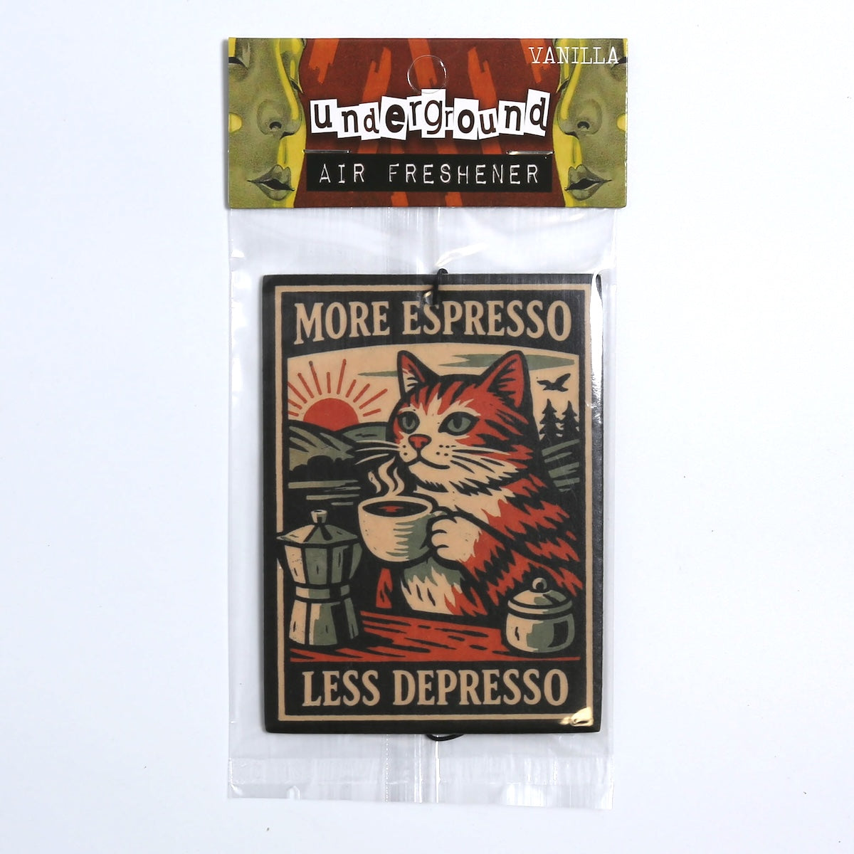 Wholesale ​More Espresso Less Depresso Air Freshener - Shady Front