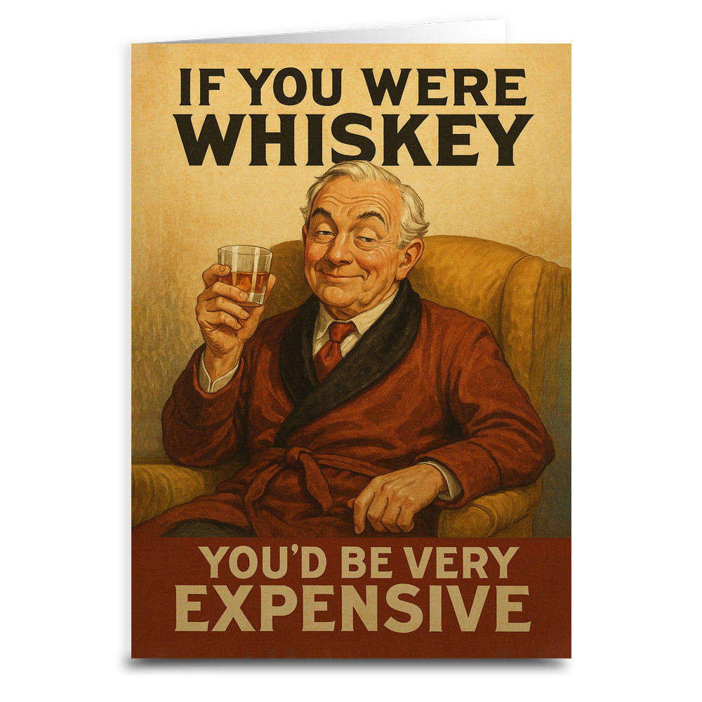 Wholesale ​If You Were Whiskey You'd Be Expensive Greeting Card - Shady Front